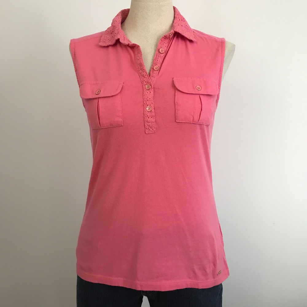 Tommy Hilfiger Pink Sleeveless Top